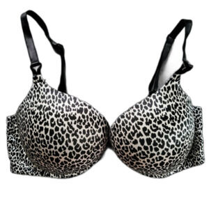 Victoria's Secret Bombshell Plunge 38D Cheetah Print Push-up Bra Leopard